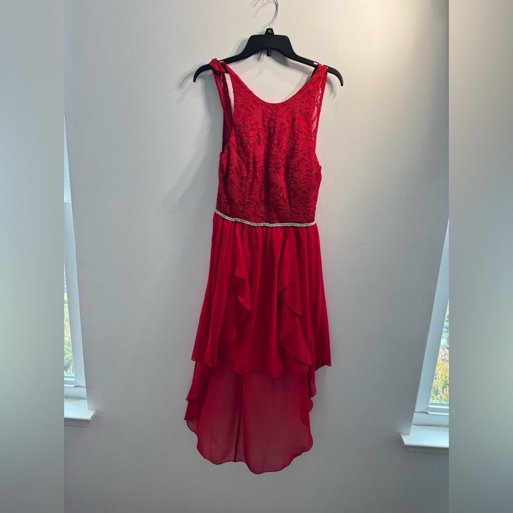 City Studio Vibrant Red Dress